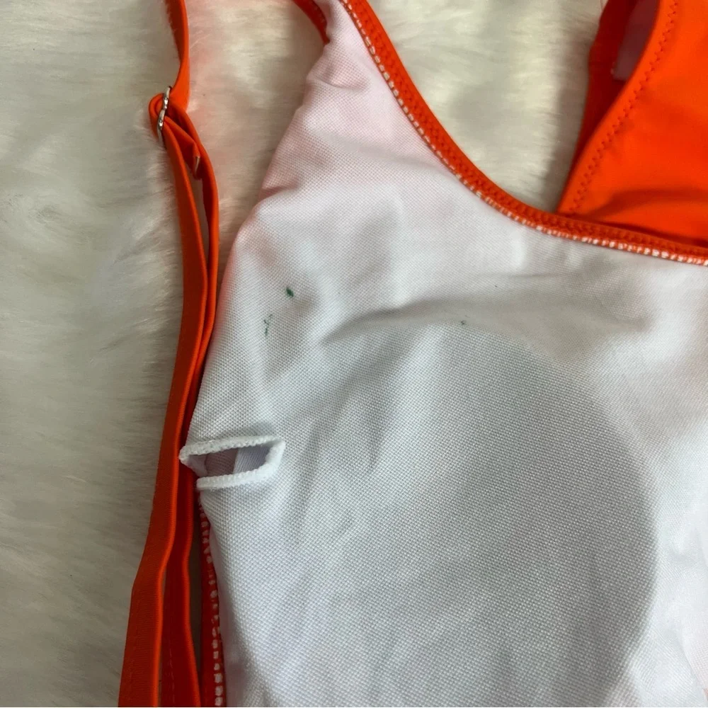 NWT Women One Piece Swimsuit U Neck Tummy Control‎ Swimwear Size